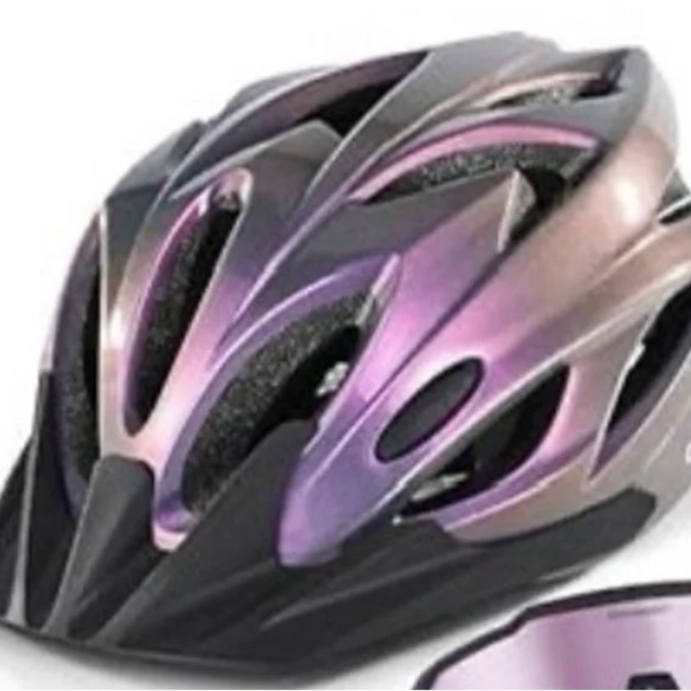 Adult Bike Helmet - Iridescent Purple